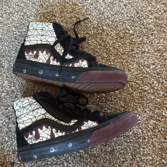 VANS Boys 1.5 Sk8-Hi Reissue Side Zip Kids 'In The Shadows' - Picture 6 of 6